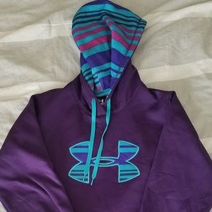 Purple Under Armour Hoodie